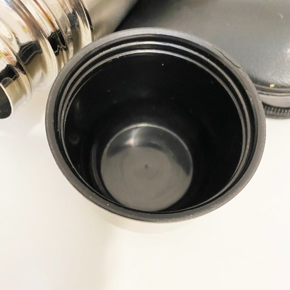 New Stainless Steel Thermal Water Coffee Bottle & Carry Pouch - Picture 7 of 7